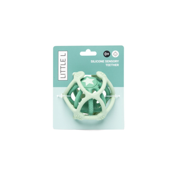 Lot de 2 balles sensorielles vertes Little l