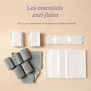 Kit de protection anti-fuites postpartum Lansinoh
