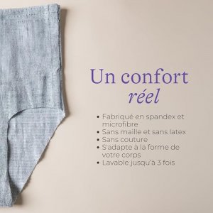 Lot de slips filets maternité lavables Lansinoh