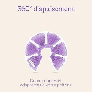 Compresses d'allaitement 3-en-1 chaud/froid réutilisables Lansinoh