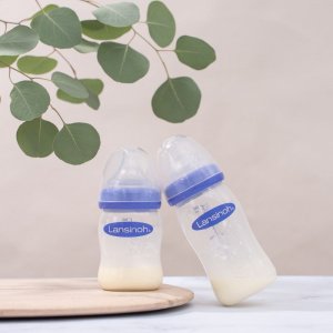 Lot de 2 biberons et tétines naturalwave Lansinoh