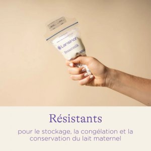 Lot de 50 sachets de conservation de lait maternel Lansinoh