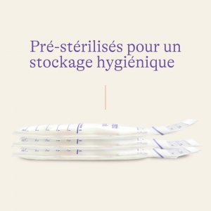 Lot de 50 sachets de conservation de lait maternel Lansinoh