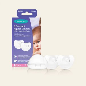 Lot de 2 bouts de sein contact Lansinoh