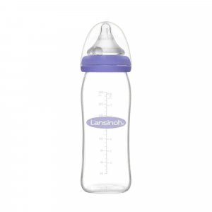 Biberon en verre & tétine naturalwave Lansinoh