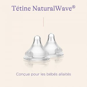 Lot de 2 tétines naturalwave Lansinoh