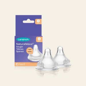Lot de 2 tétines naturalwave s Lansinoh
