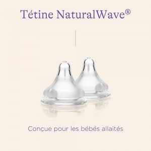Lot de 2 tétines naturalwave Lansinoh