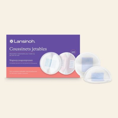 Lot de 100 coussinets d'allaitement jetables