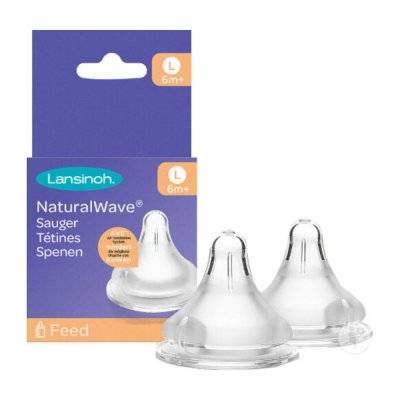 Lot de 2 tétines naturalwave l