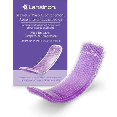 Serviette post-accouchement apaisante chaud/froid