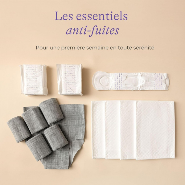 Kit de protection anti-fuites postpartum Lansinoh