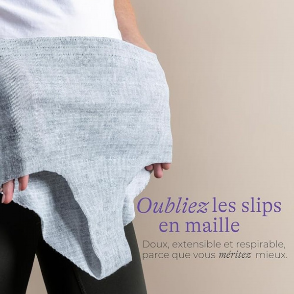 Lot de slips filets maternité lavables Lansinoh