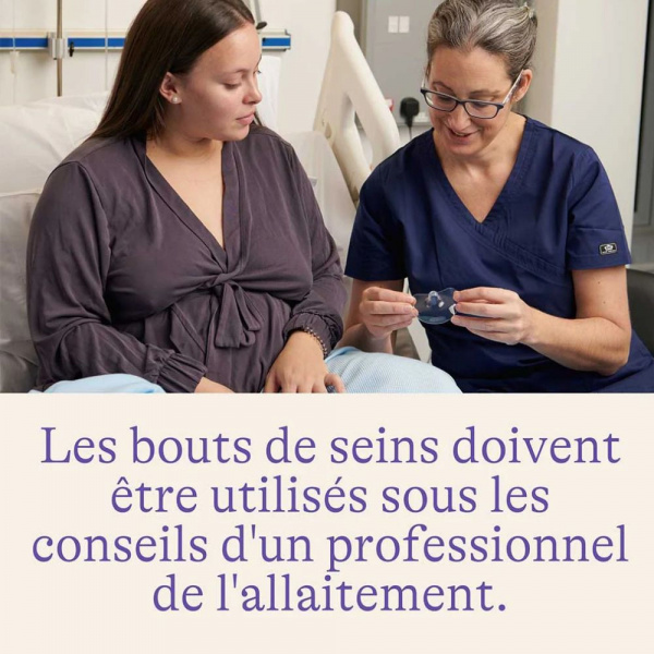 Lot de 2 bouts de sein contact t1 20mm Lansinoh