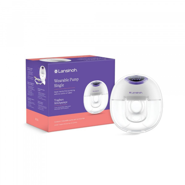 Tire-lait mains libres simple Lansinoh