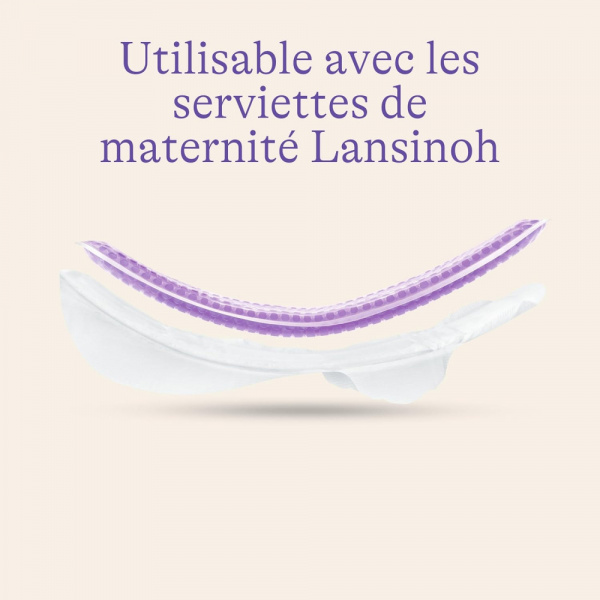 Serviette post-accouchement apaisante chaud/froid Lansinoh