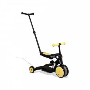 Draisienne évolutive 5 en 1 scootizz avec barre de poussée adulte jaune Looping