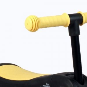 Draisienne évolutive 5 en 1 scootizz avec barre de poussée adulte jaune Looping