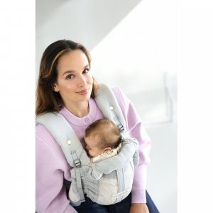 Porte bébé physiocarrier 2 grey gaze de coton Love radius