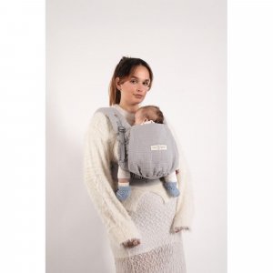 Porte bébé physiocarrier 2 grey gaze de coton Love radius