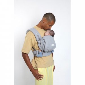 Porte bébé physiocarrier 2 grey gaze de coton Love radius