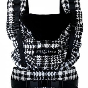 Porte bébé hoodiecarrier 2 prince de galles Love radius