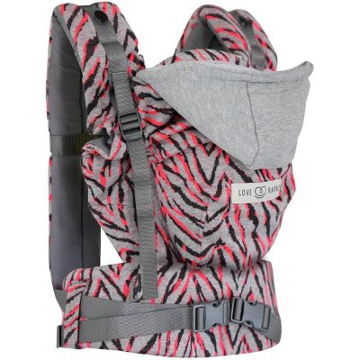 Porte bébé hoodiecarrier 2 pink bazar