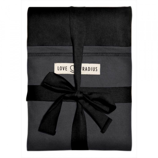 Echarpe de portage l'originale noir , anthracite Love radius
