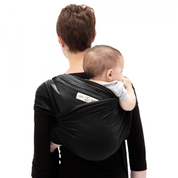 Echarpe de portage l'originale noir , anthracite Love radius