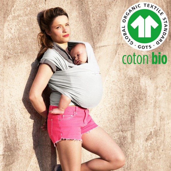 Écharpe de portage la basic perle coton bio Love radius