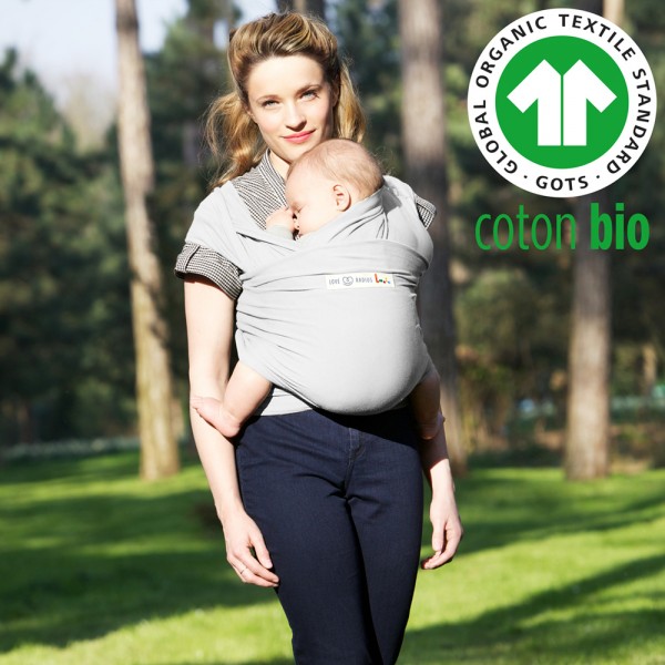 Écharpe de portage la basic perle coton bio Love radius