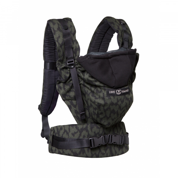 Porte bébé hoodiecarrier 2 wild camo Love radius