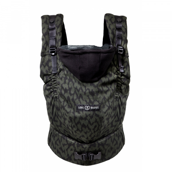 Porte bébé hoodiecarrier 2 wild camo Love radius