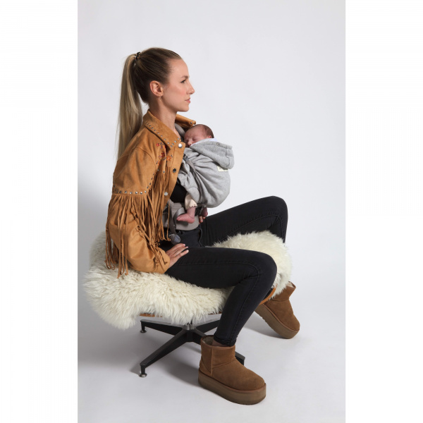 Porte bébé hoodiecarrier 2 gris athlétique Love radius