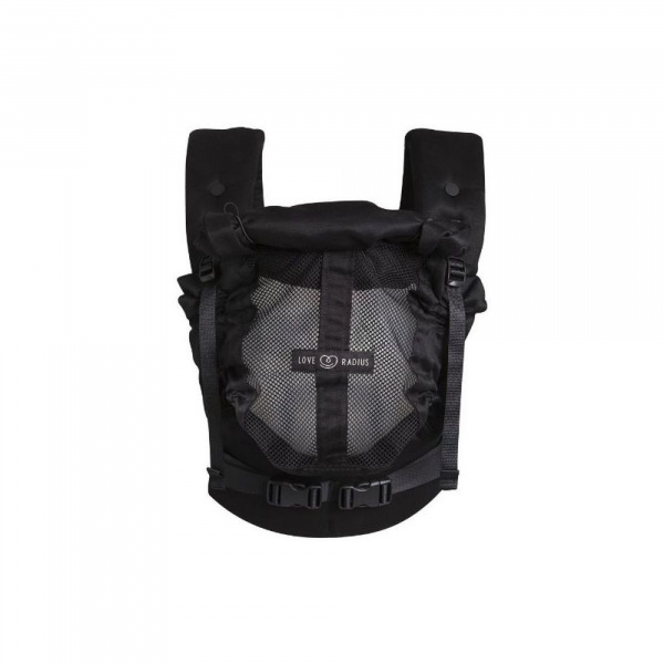 Porte bébé physiocarrier 2 black Love radius