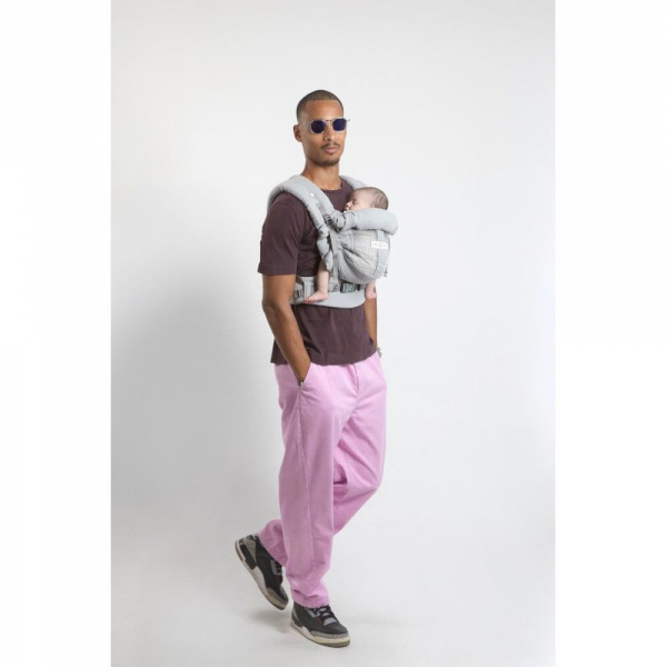 Porte bébé physiocarrier 2 grey gaze de coton Love radius