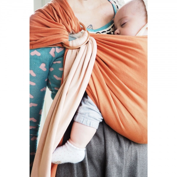 Echarpe de portage sans nœud - anthracite, noir (réversible) Love radius