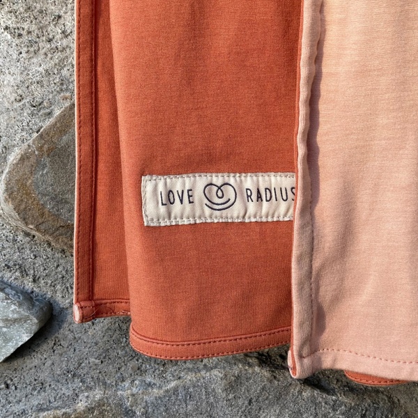 Echarpe de portage sans nœud - anthracite, noir (réversible) Love radius