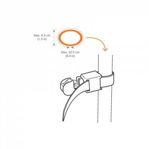 Planche à roulettes buggy board maxi noir et rouge Lascal