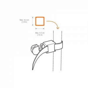 Planche à roulettes buggy board maxi noir et rouge Lascal