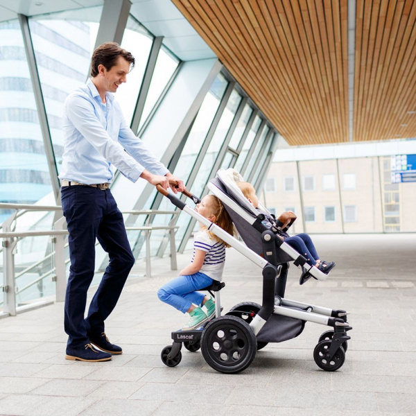Planche à roulettes buggy board maxi + noir Lascal