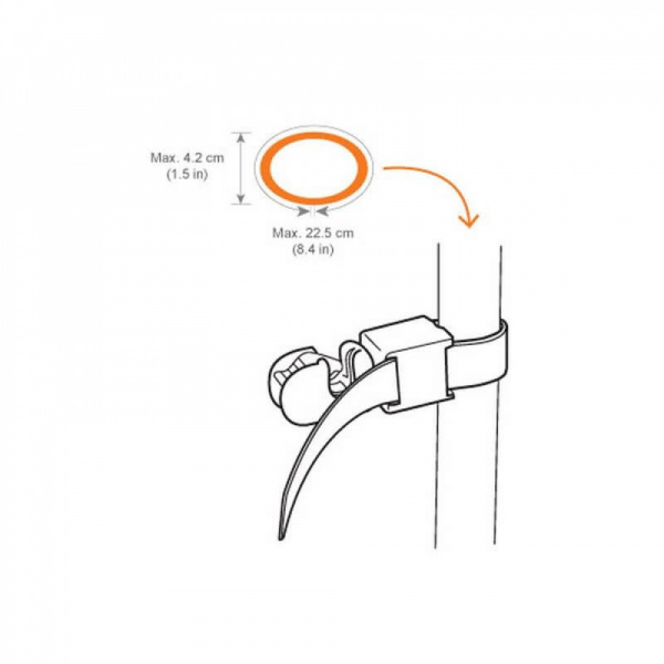 Planche à roulettes buggy board maxi noir et rouge Lascal