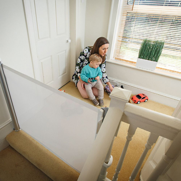 Barrière de sécurité kiddy guard avant blanc Lascal