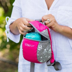 Sac à dos enfant avec sangle amovible päk rose Bbluv