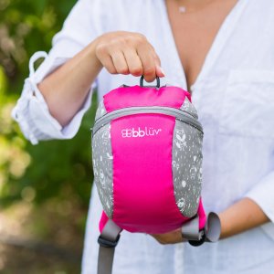 Sac à dos enfant avec sangle amovible päk rose Bbluv