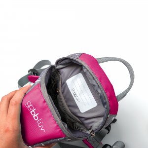Sac à dos enfant avec sangle amovible päk rose Bbluv