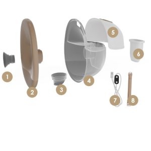 Téterelle de rechange 24 mm pour tire-lait électrique mumflöw Bbluv