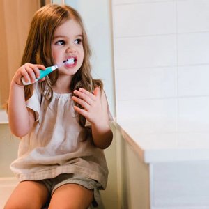 Brosse à dents électrique bébé et 2 têtes de remplacement - sonïk Bbluv