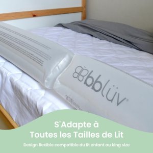 Lot de 2 barrières de lit gonflables bumps Bbluv
