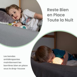 Lot de 2 barrières de lit gonflables bumps Bbluv